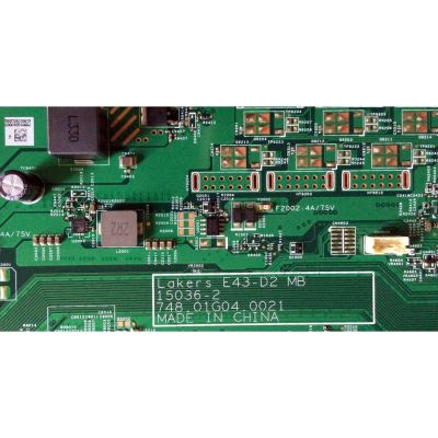 MAIN / VIZIO 755.01G010.003 / 75501G010003 / 748.01G04.0021 / MODELO E43-D2 LWZ2UMAS / PANEL T430HVN01.2	 - Imagen 3